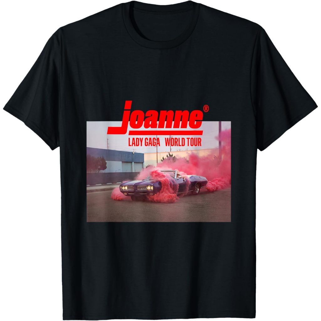 Baju Kaos Band Lady Gaga Official Joanne World Tour Black T-Shirt Cotton Combed 24s: Nyaman, Stylish