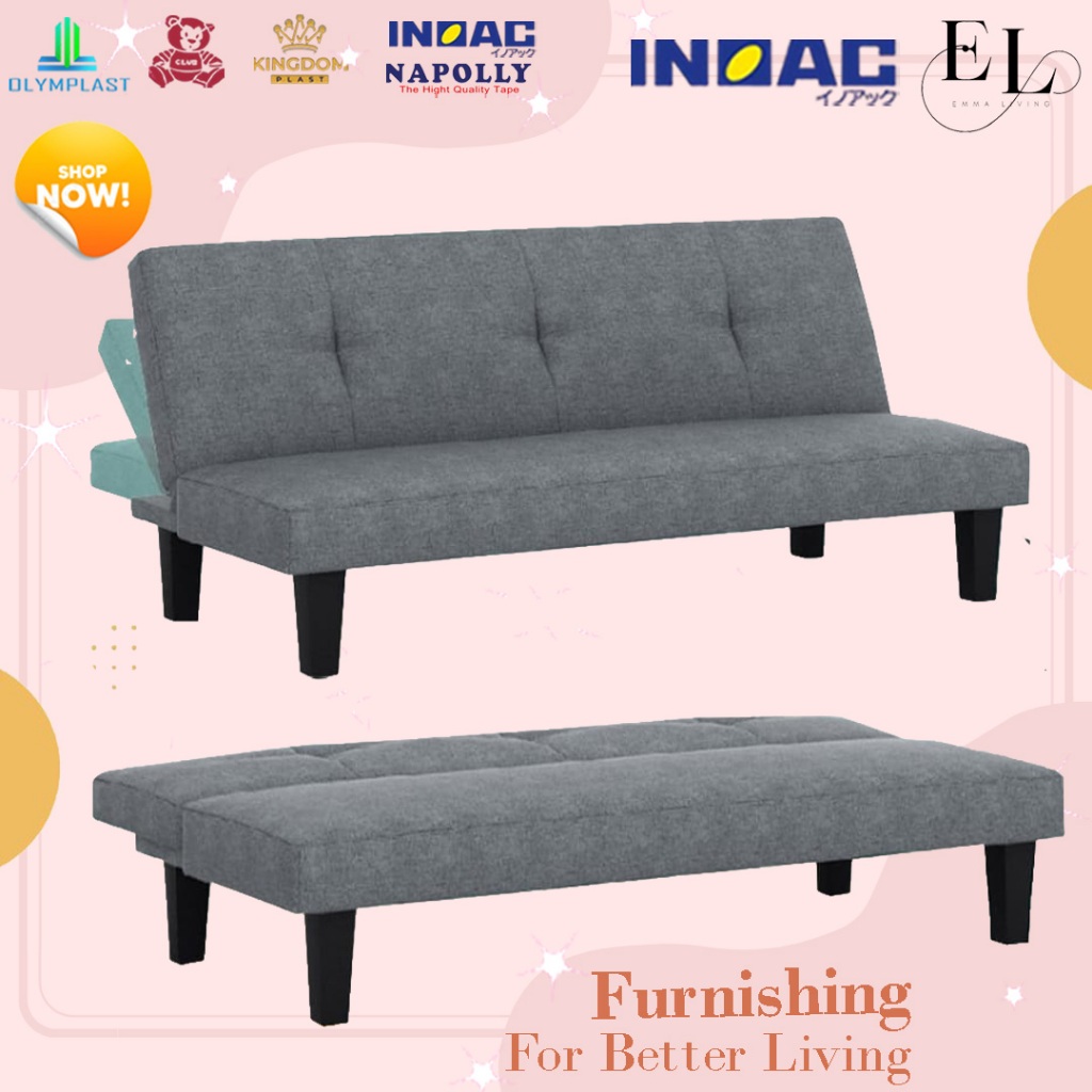 Sofa Bed Reclining Minimalis Valentino Anti Kempes Dengan Busa Inoac Densiti Tinggi
