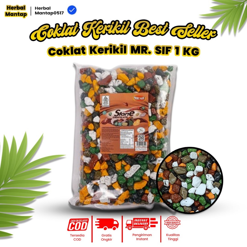 

Coklat kerikil 1 kg bestseller qoality - food, chocolate Coklat Batu Oleh Oleh Haji Umroh
