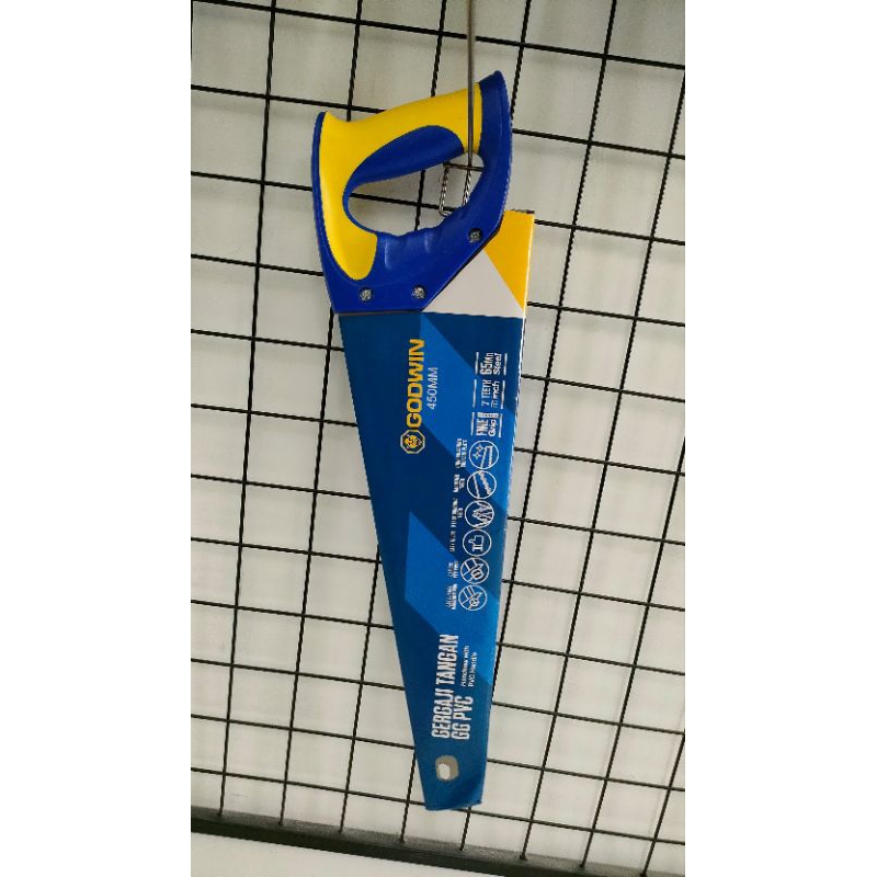 Gergaji Tangan 3 Mata / Handsaw / Gergaji Kayu " GODWIN" Untuk Kayu / Triplek dan lainnya