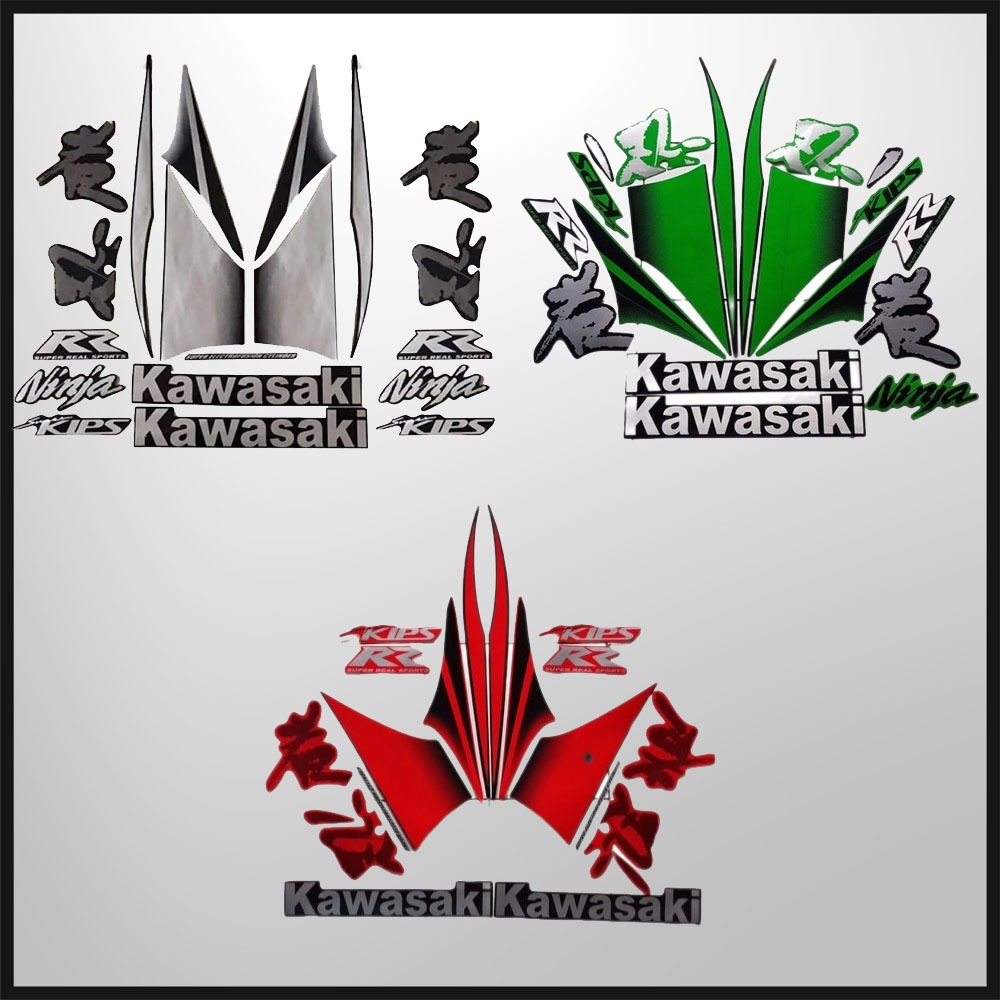 STRIPING STANDART KAWASAKI NINJA RR 2010 STIKER BODY NINJA RR 2010 LIST BODY NINJA RR 2010 TERMURAH