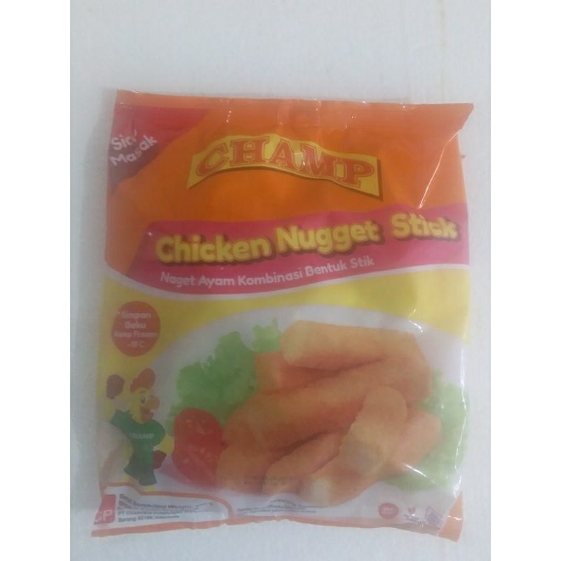 

Champ Chicken Nugget Stick 450gram