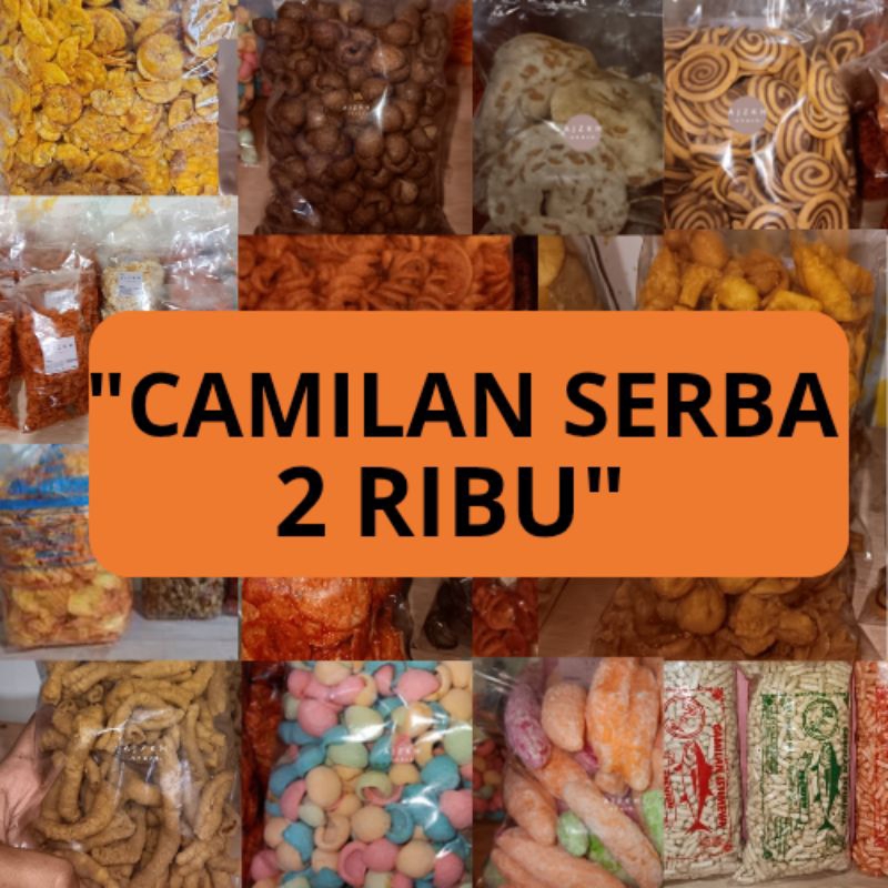 

ANEKA CAMILAN SERBA 2 RIBU. enak murah mantap -AJZKHSNACK-