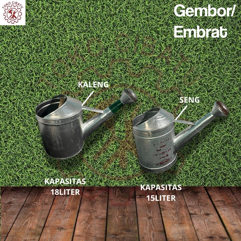 Gembor Air Alat Penyiram Tanaman Kaleng dan Seng