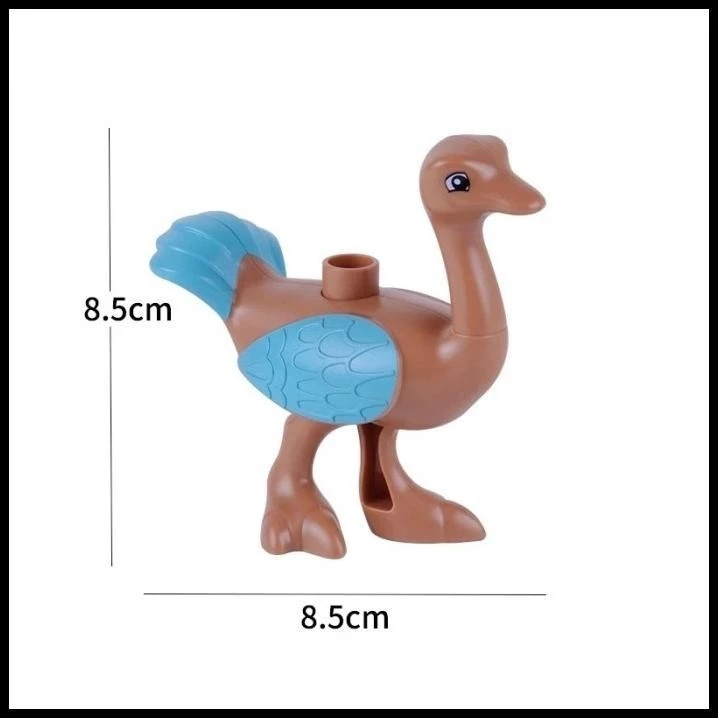 Mainan Lego Block Duplo Minifigure Animal Hewan Burung Unta Ostrich