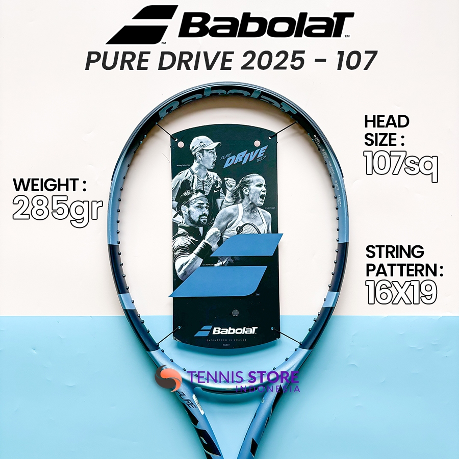 Raket Tenis Babolat PURE DRIVE 2025 - 107 / 107sq / 285gr