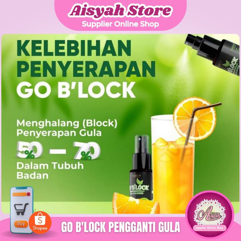 

GULA O BIORICH (GO B'LOCK) PENGGANTI GULA PRODUK MALAYSIA
