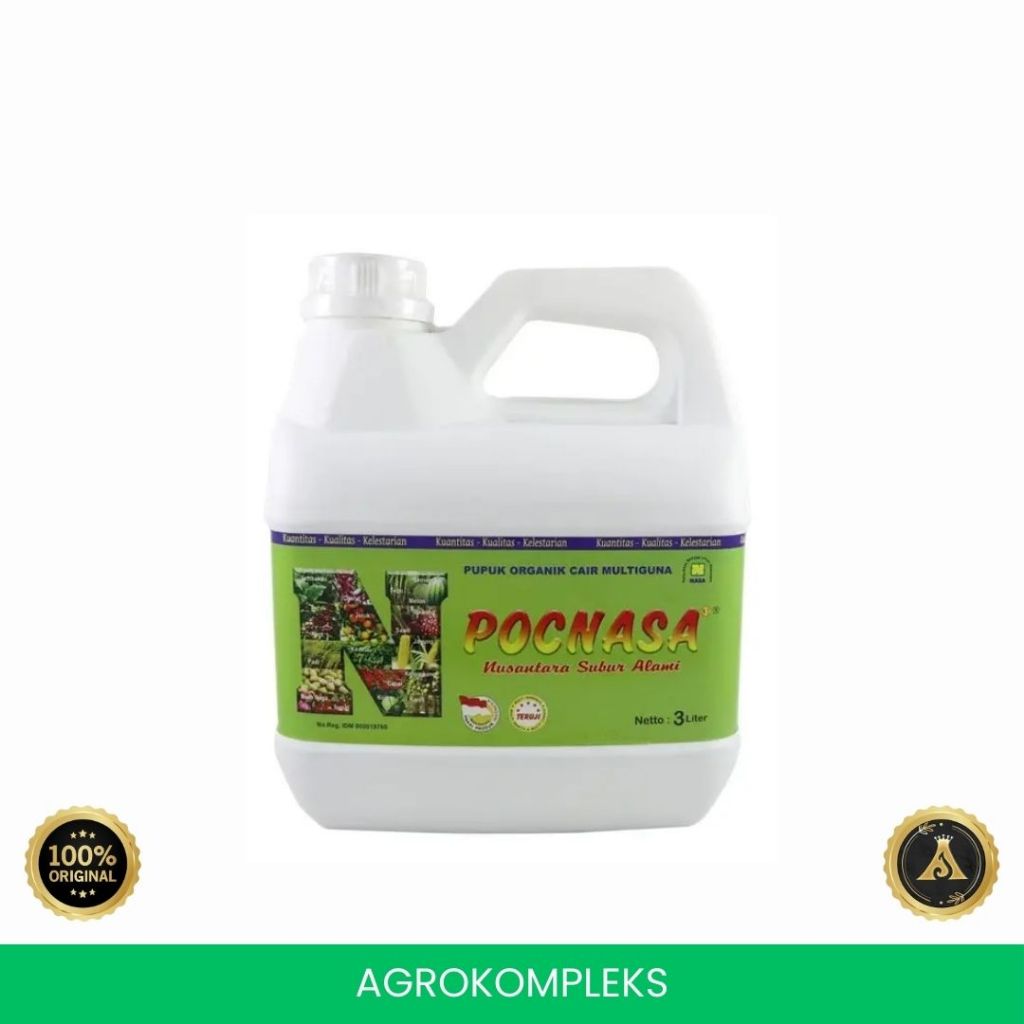[NASA] POC NASA 3 LITER / POC NASA HORMONIK / PUPUK CAIR / NSB / POC NASA KEMASAN 3 LITER