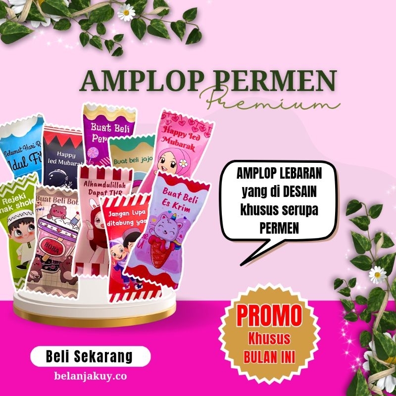 

(ECER) PROMO Amplop Lebaran Viral 2025 / Amplop Lebaran Permen / Series Permen 2025 / Angpao THR Unik / Angpao Idul Fitri