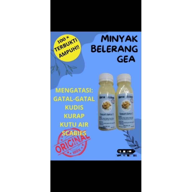 Obat  gatal minyak belerang gea asli
