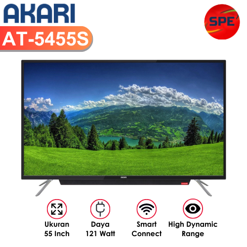 LED TV AKARI 55 INCH AT-5455S / AT5455S GARANSI RESMI (MEDAN)