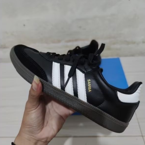 Adidas samba hitam size 38 23,5 samba clasic hitam
