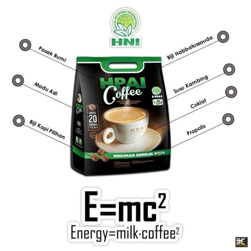 

HNI Coffee kopi HNI Hitam isi 20 sachet