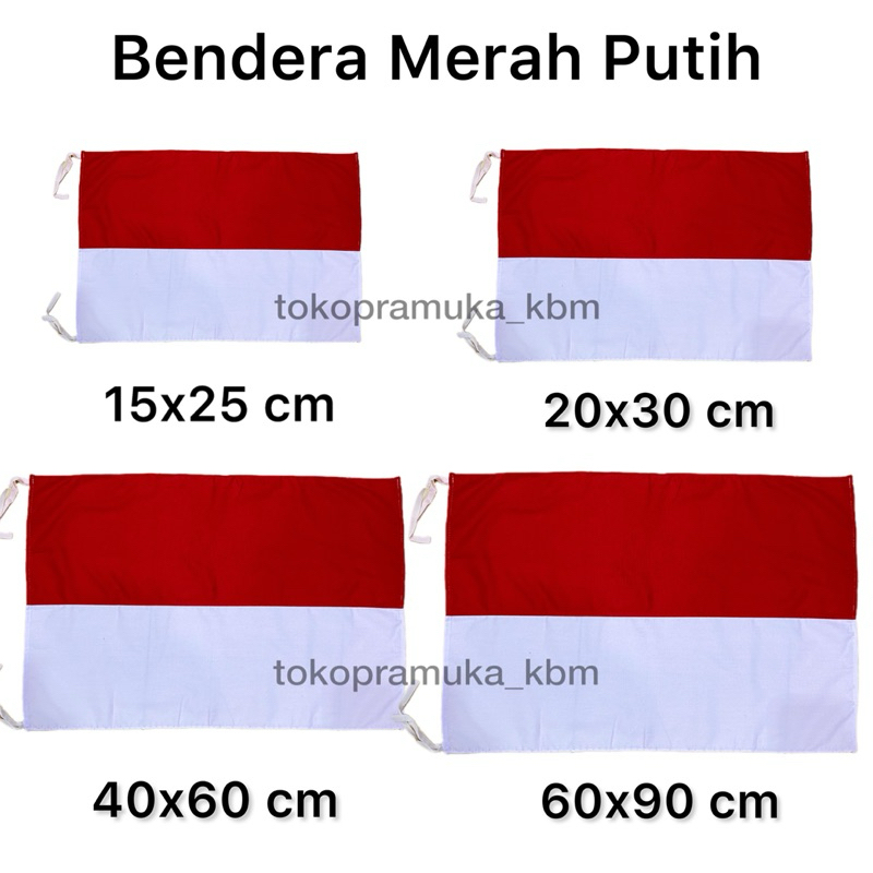 Bendera Indonesia Merah Putih | Bendera Motor Mobil RT