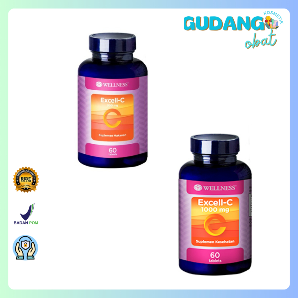 WELLNESS EXCELL-C 500 MG, EXCELL C 1000 MG, VITAMIN C 1000 MG