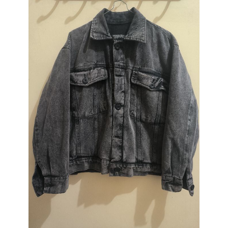 Jaket denim boxy thanksinsomnia