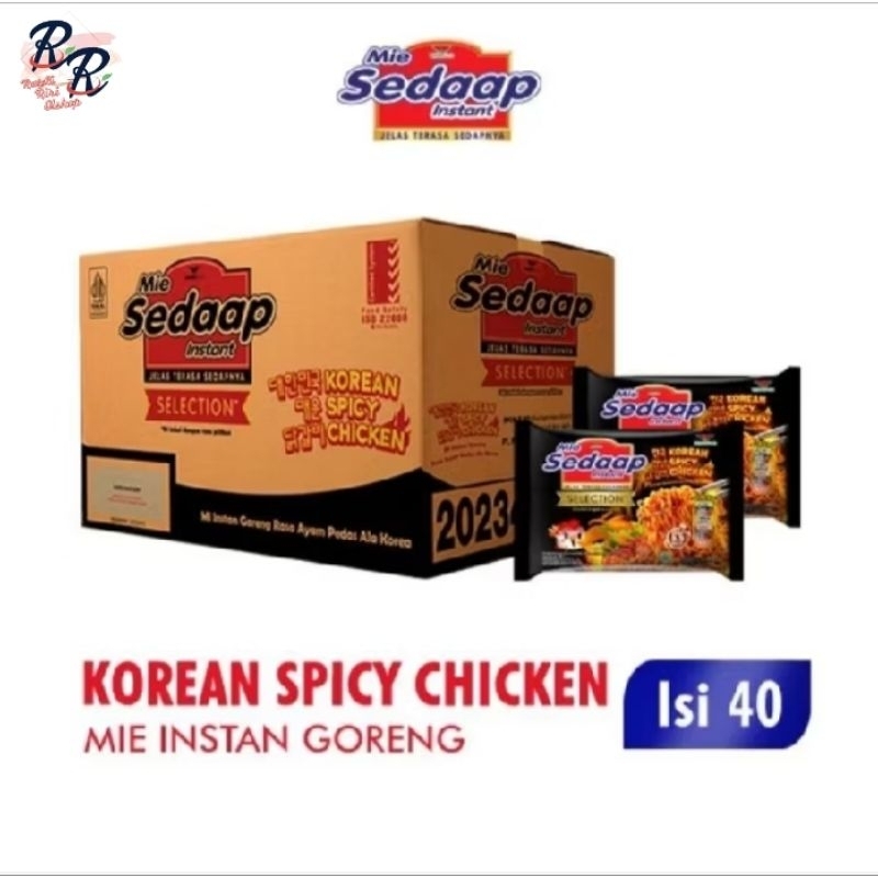 

MIE SEDAAP GORENG KOREAN SPICY CHICKEN 1 DUS ISI 40 PCS