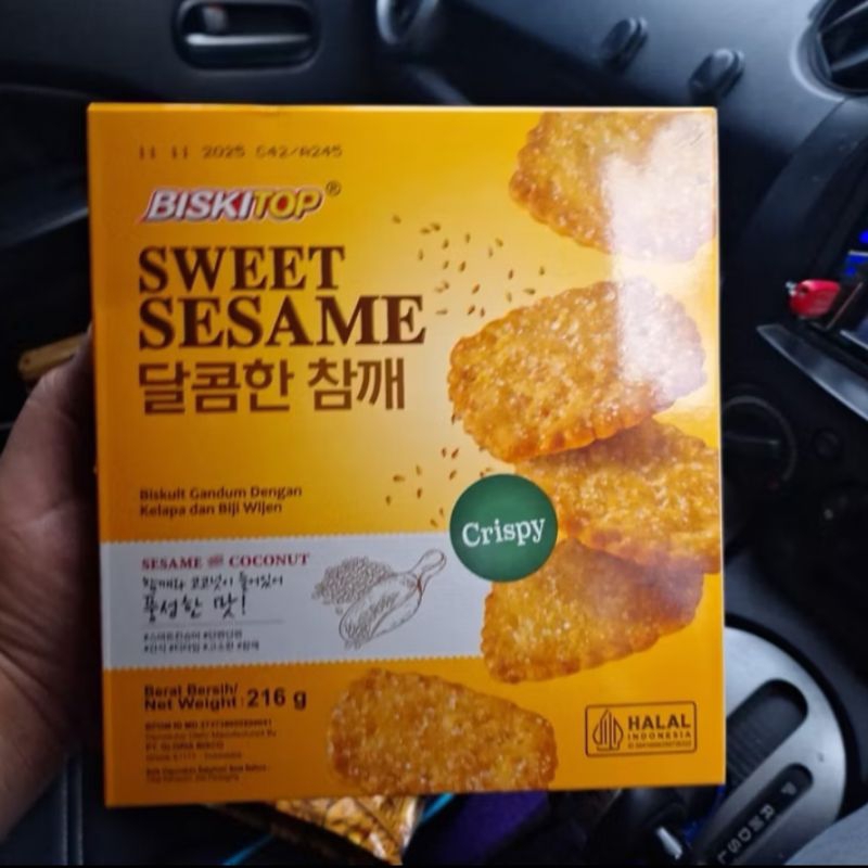 

Biskitop Sweet Sesame 216gram x 10pak