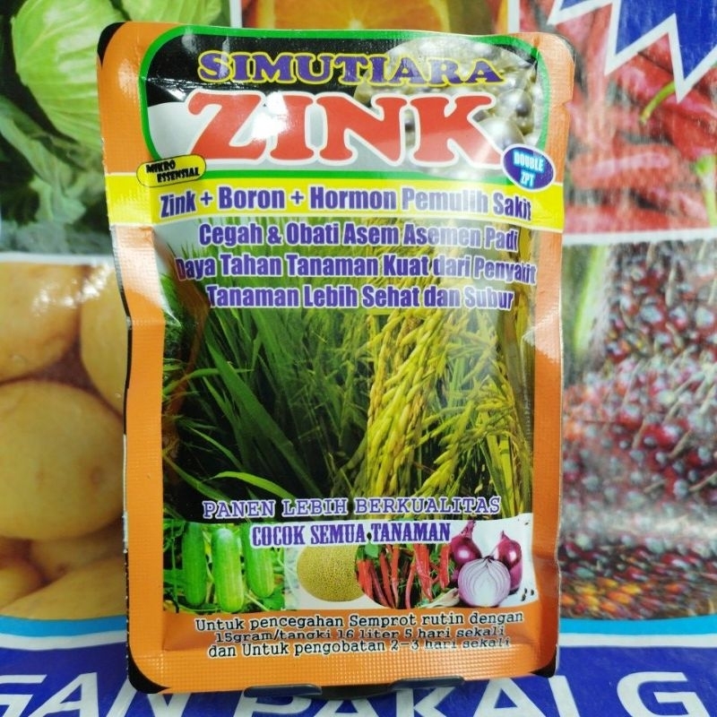 SI MUTIARA ZINK CEGAH ASEM ASEMEN PADI