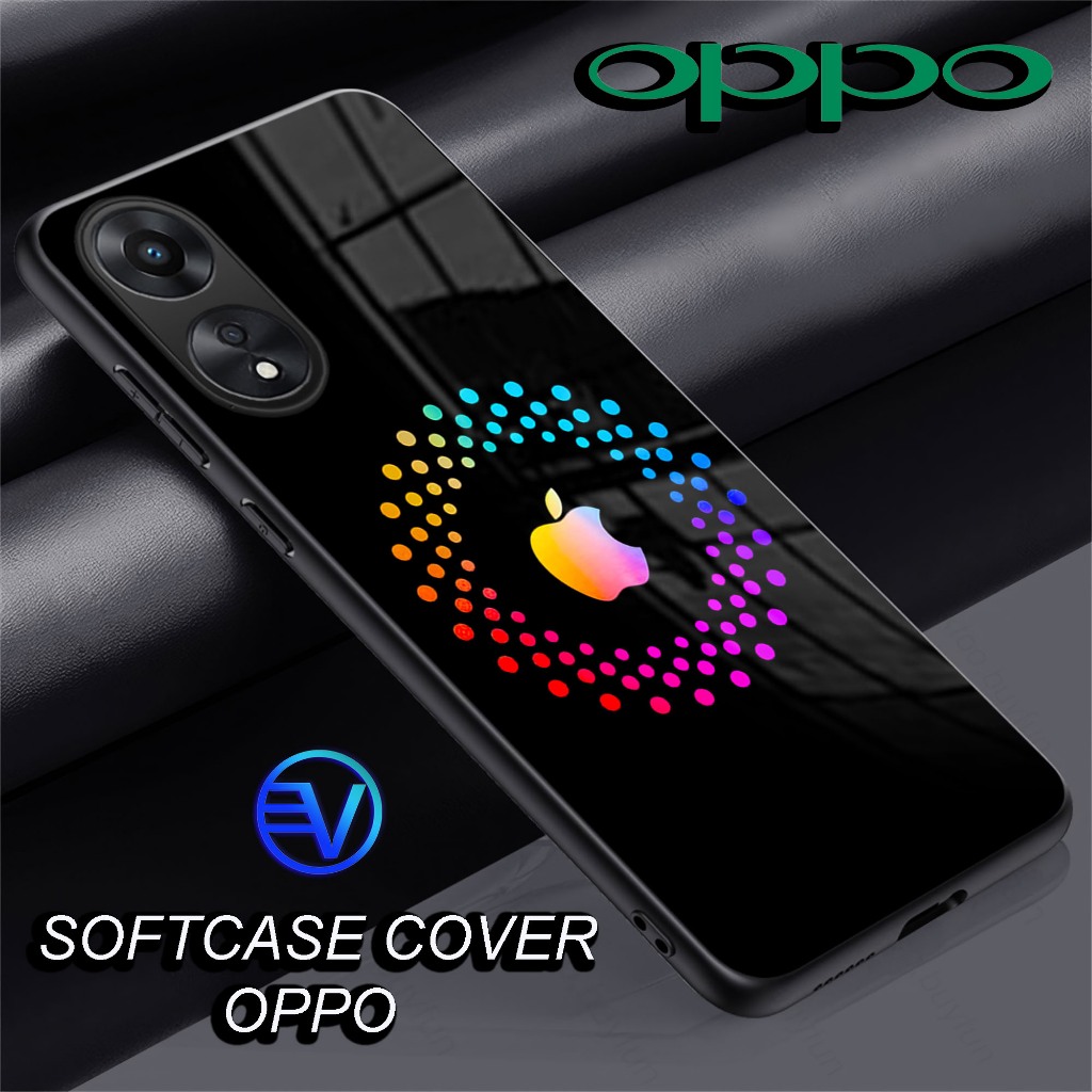 [ GT34 LOGO IPHONE ] Softcase Glossy Oppo (A3X)(A3PRO 5G)(A60)(A16)(A17)(A17K)(A18)(A38 4G)(A58 4G )