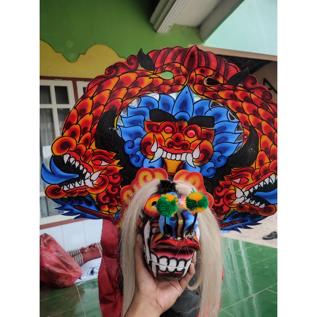 barongan kapsul ukir jaranan/barongan/bantengan/celeng/pecot/pecut budaya jawa