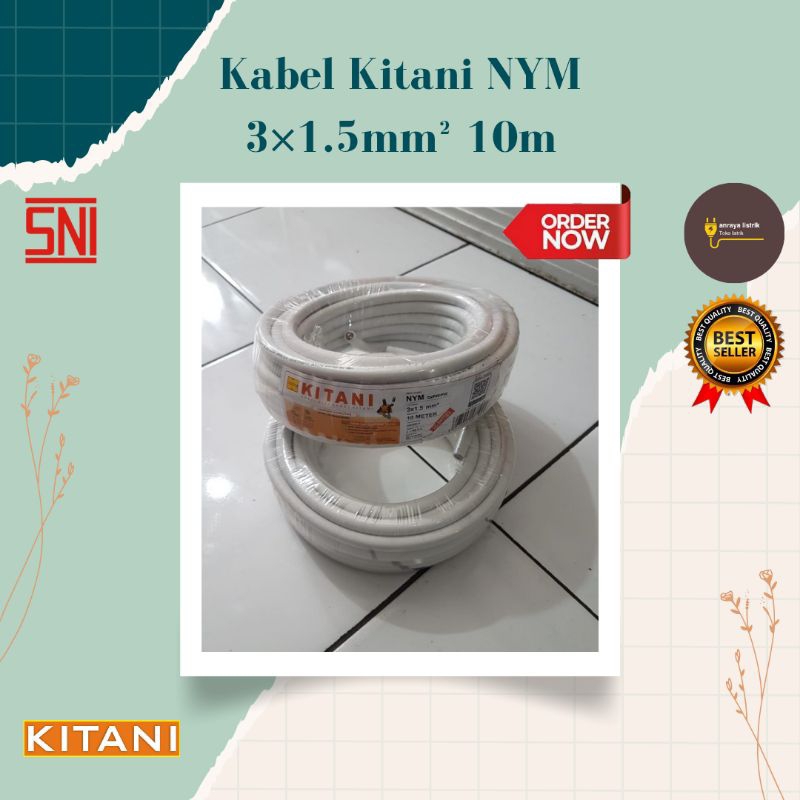 KITANI NYM 3×1.5mm² 10m