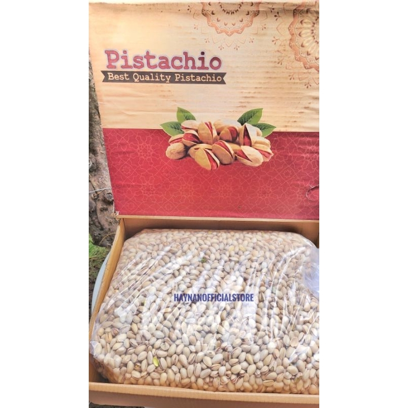 

PISTACHIO NATURAL ROASTED 10KG EXP 2026