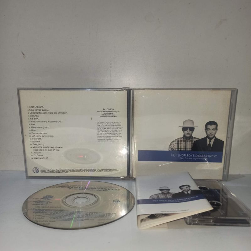CD&kaset PetShop Boys-Discography The Complete Singles collection