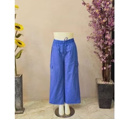 Celana kullot jeans cargo baggy pants wanita