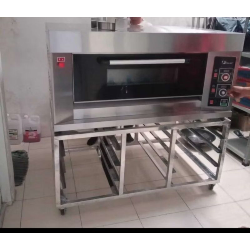 Meja Oven Dec Getra 130x80x65 cm 8 Rak | Kaki Meja Oven Dec | Meja Trolley Oven Dec