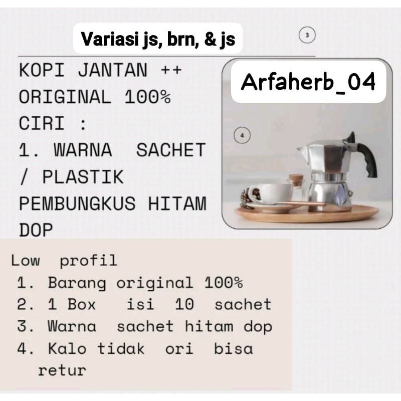 

KOPI HITAM Asli dengan variasi 100 %
