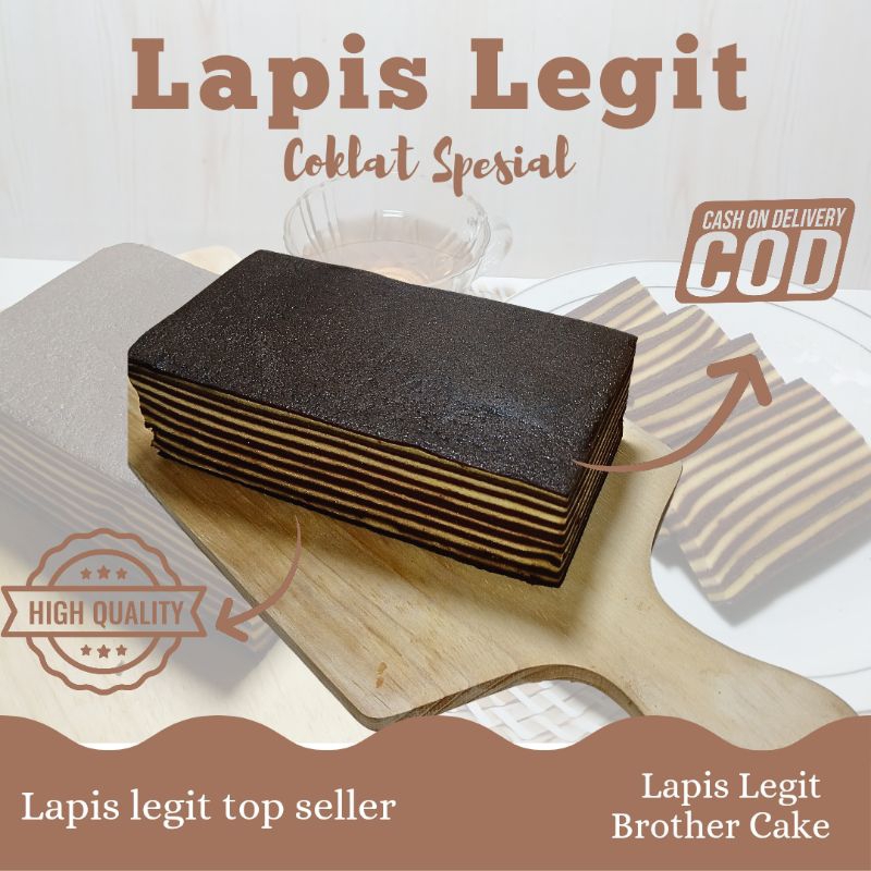 

LAPIS LEGIT COKLAT SPESIAL 20x10cm