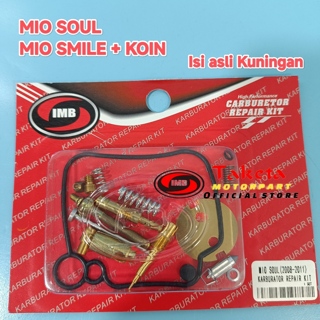 REPAIR KIT / PARKIT KARBURATOR MIO SOUL KARBU / MIO SMILE + KOIN - IMB