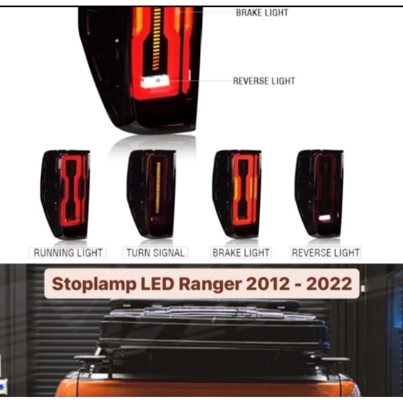 Stoplamp LED ranger 2012-2022 lampu stop Ford ranger t6 t7 t8