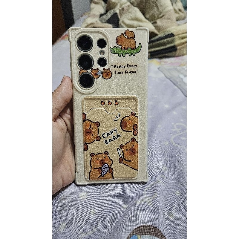 case hp samsung s24 ultra standing grip original official store casing samsung s24 ultra tebal bagus