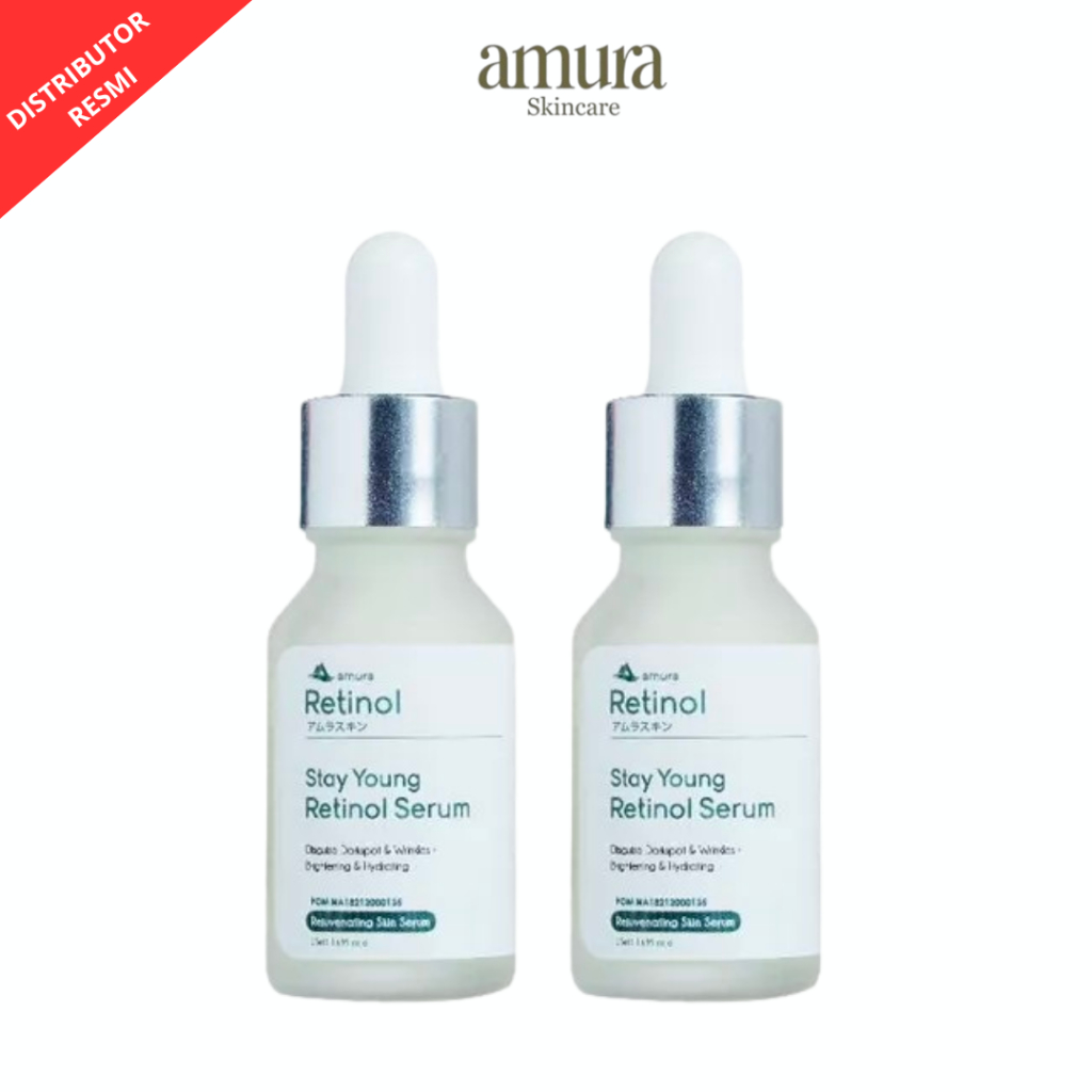 Amura Retinol Serum - Atasi Flek Hitam & Kerutan