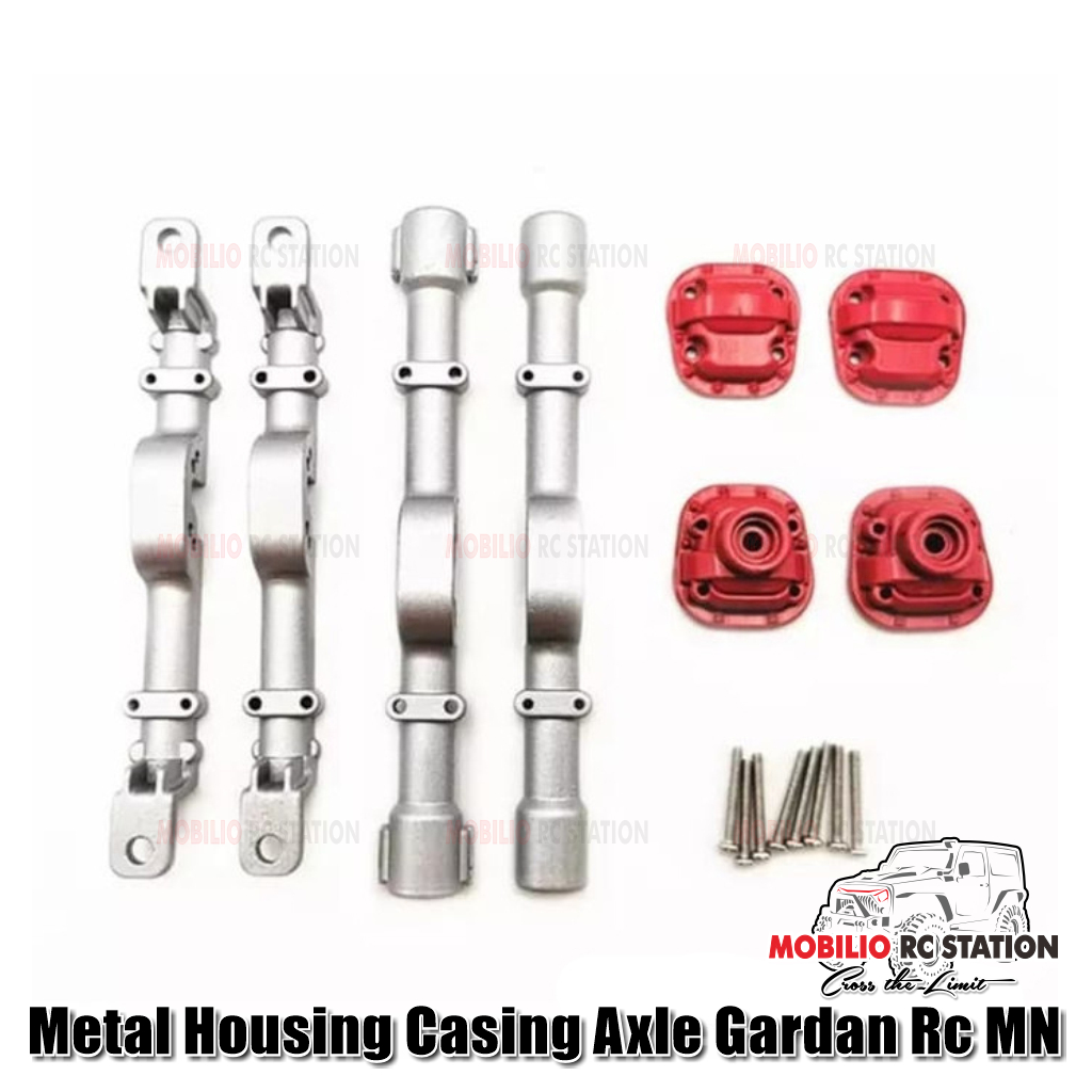 Upgrade Part - Metal Housing Casing Axle Gardan Rc MN - Silver