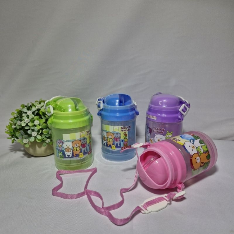 LION STAR - N72 BOTOL MINUM ANAK SPIRIT 550 ML SPIRIT BOTTLE TALI PANJANG DAN SEDOTAN BPA FREE