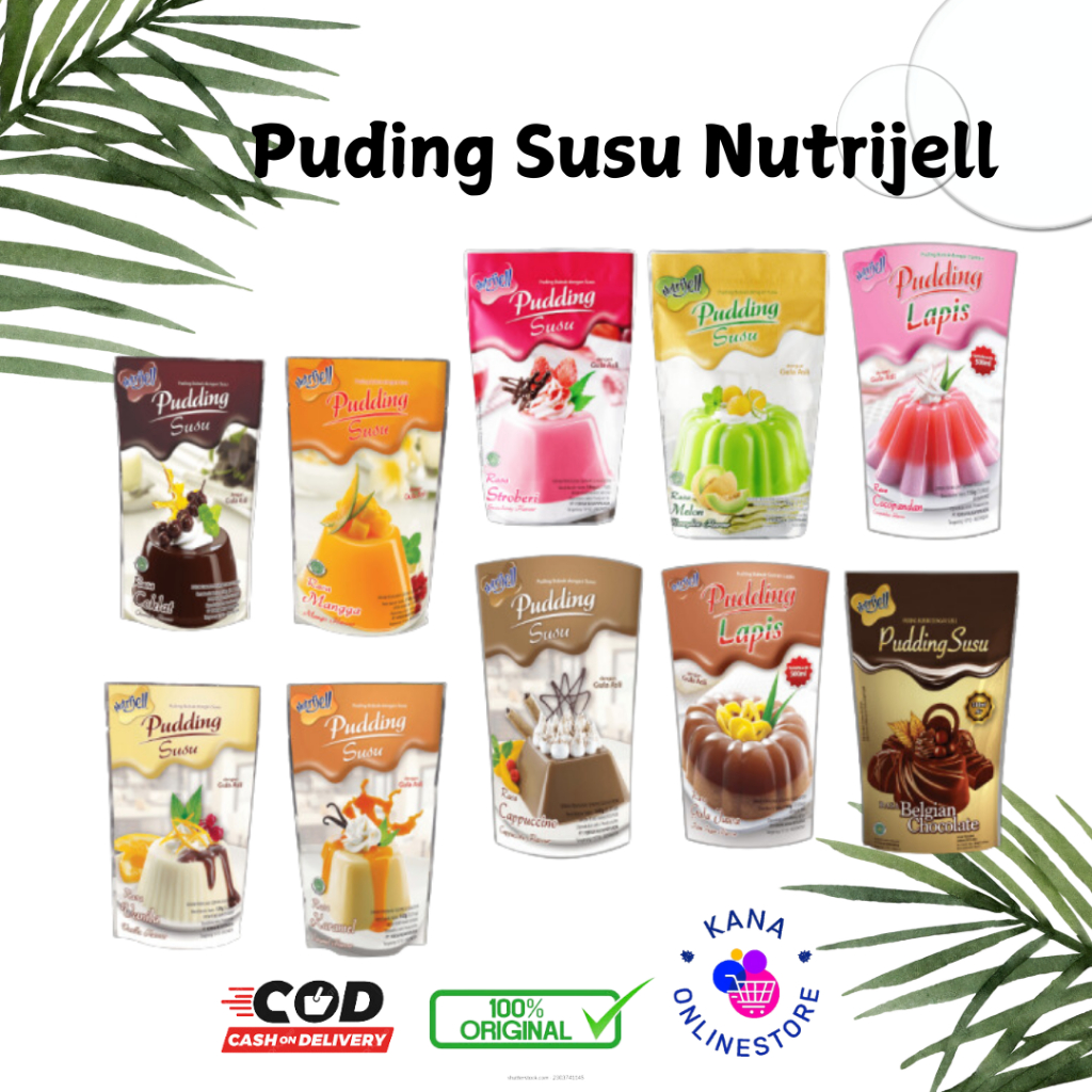 

Puding Susu Nutrijell / Puding santan Nutrijell