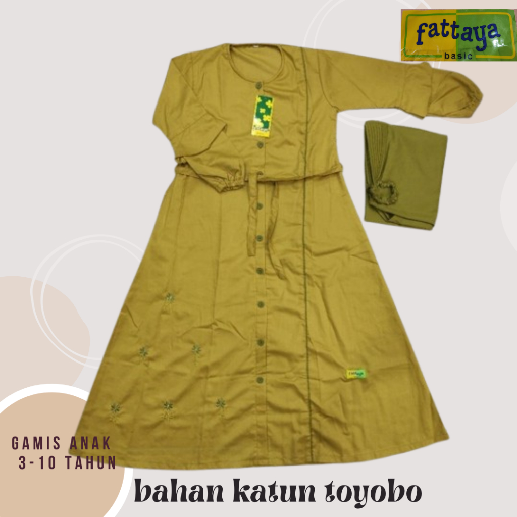 GAMIS FATTAYA KHANSA / GAMIS FATTAYA TERBARU / GAMIS FATTAYA KEKINIAN / GAMIS FATTAYA ORI