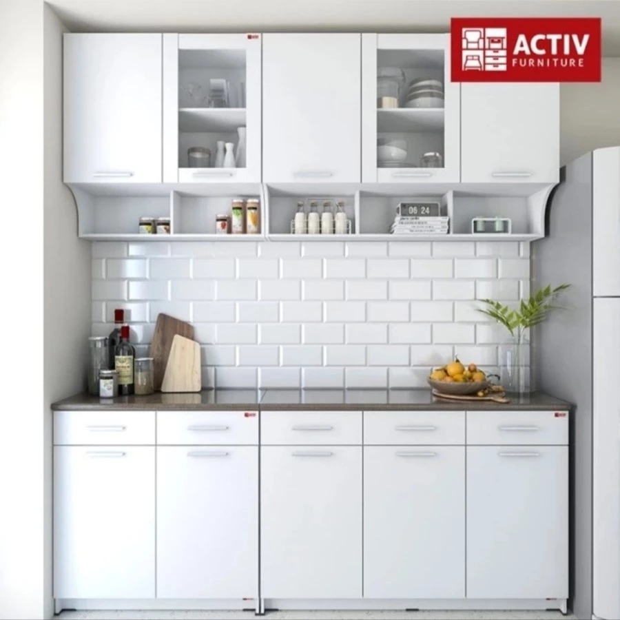 Rak Dapur Kitchen Set Bawah Meja Dapur 2-3 Pintu Lemari Sayur ACTIVE