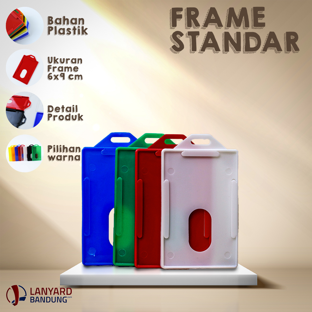 

FRAME STANDAR PLASTIK casing idcard frame id card case id card card holder plastik