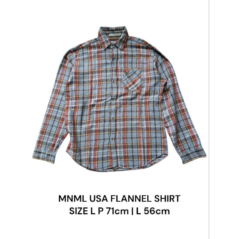 MNML LA USA FLANNEL SHIRT