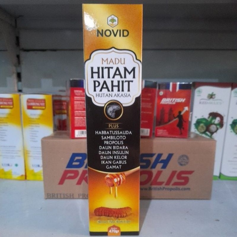 

MADU NOVID PAHIT PLUS GABUS GAMAT 470gr