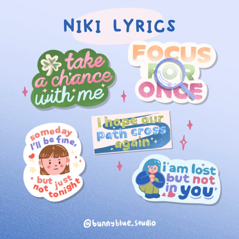 

NIKI Lyrics Sticker
