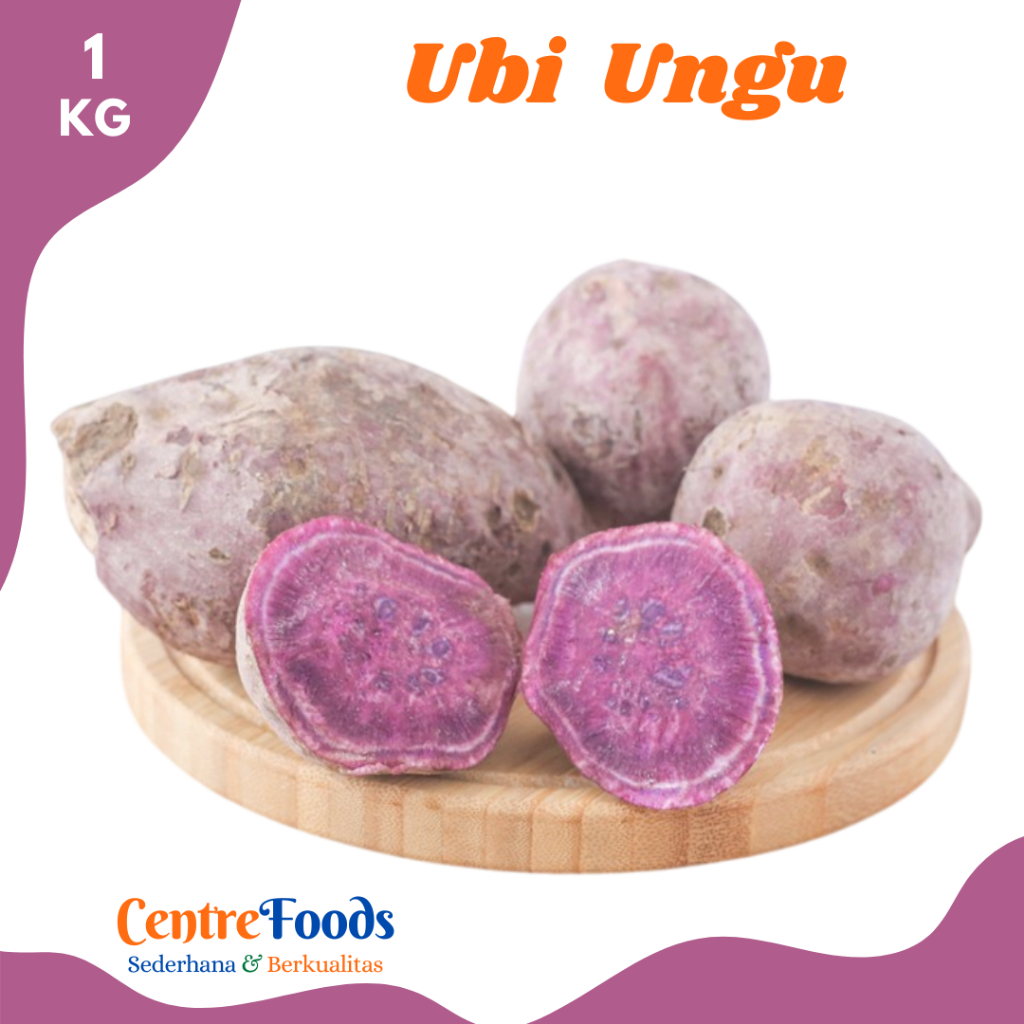 

UBI Ungu - Ubi Jalar Ungu Fresh | 1.000gr [ Harga Per KG ]