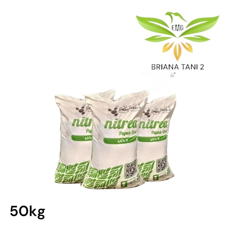 Karungan Urea Nitrea 50 Kg Pupuk NON Subsidi Nitrogen 46% Untuk Segala Jenis Tanaman Kemasan Pabrik 