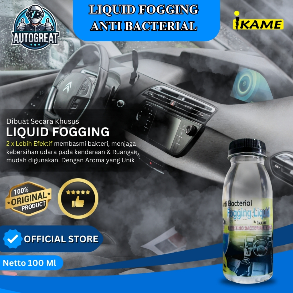 LIQUID FOGGING / ANTI BACTERIAL FOGGING LIQUID / CAIRAN UAP DISINFEKTAN / REFFIL FOGGING PORTABEL