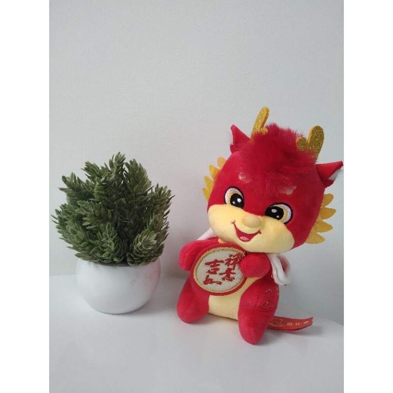Boneka Shio Naga imut bahan super lembut