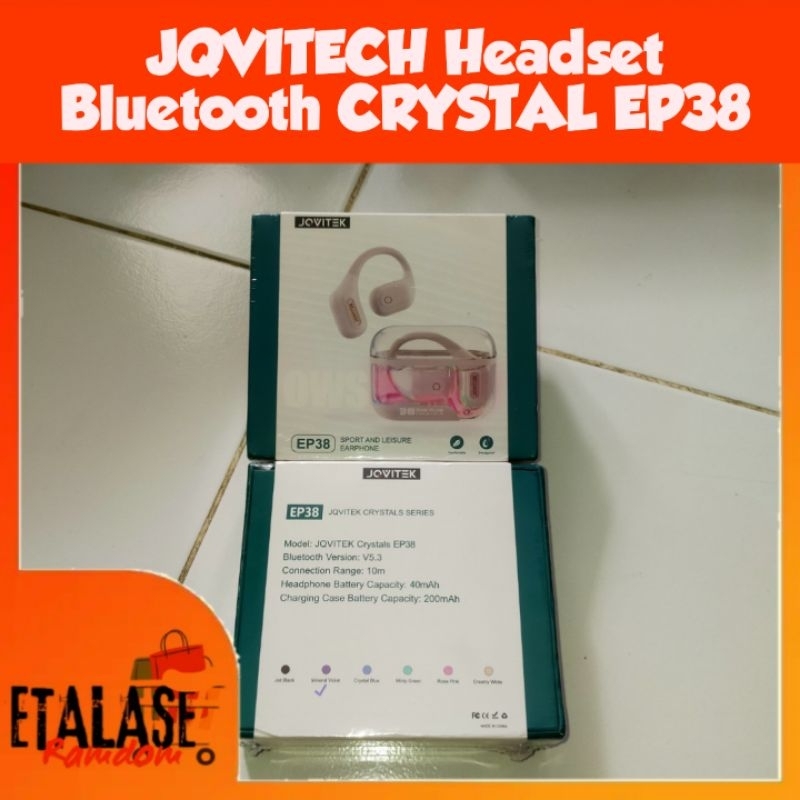 JQVITEK Headset Bluetooth Crystal EP38